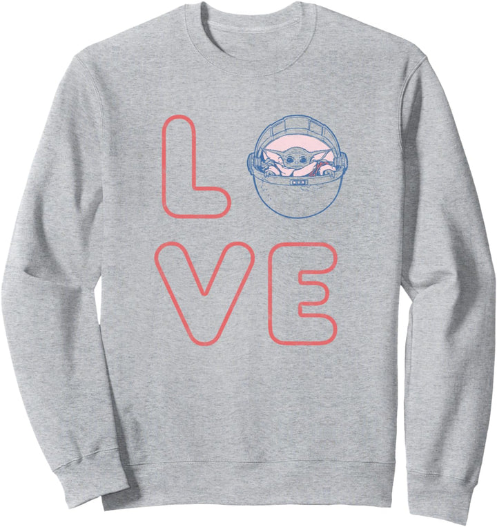 Star Wars: The Mandalorian The Child In Pod Love Valentine Sweatshirt