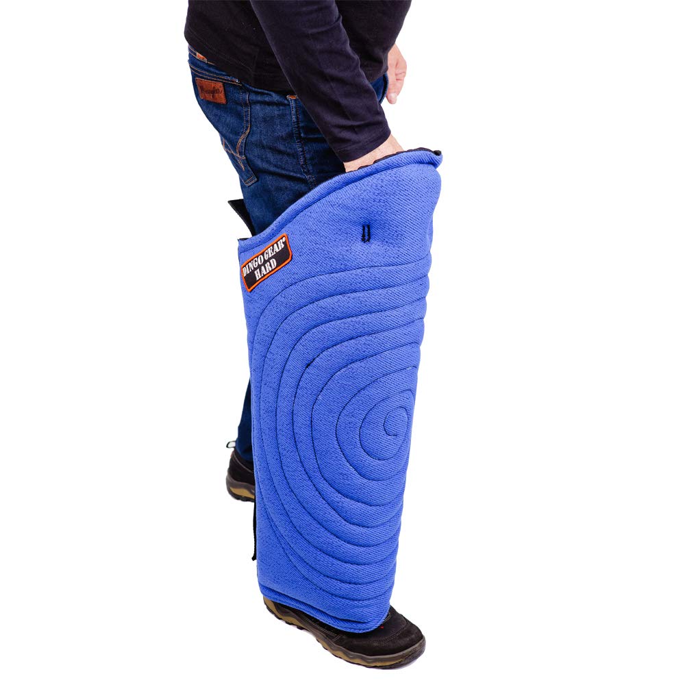 Dingo Gear Beinschutzmanschette Lange Hard,Hart Schwer aus Nylcot für das Biss-Training Handgefertig