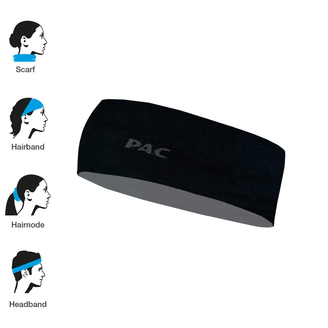 P.A.C. Slim Headband - Funktionsstirnband, Schweissband, Outdoortuch, nahtloses Stirnband, Sport Hea