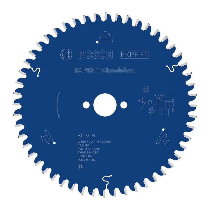 Bosch Accessories Bosch Professional 1x Kreissägeblatt Expert for Aluminium (für Aluminium, Sägeblat