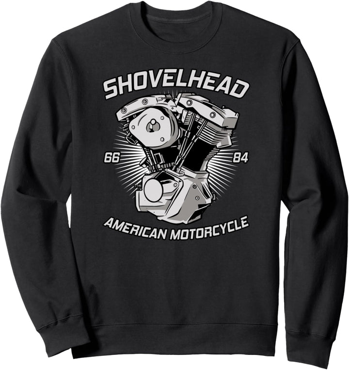 Oldschool HD VTwin Shovelhead I Motorrad Retro Biker Sweatshirt