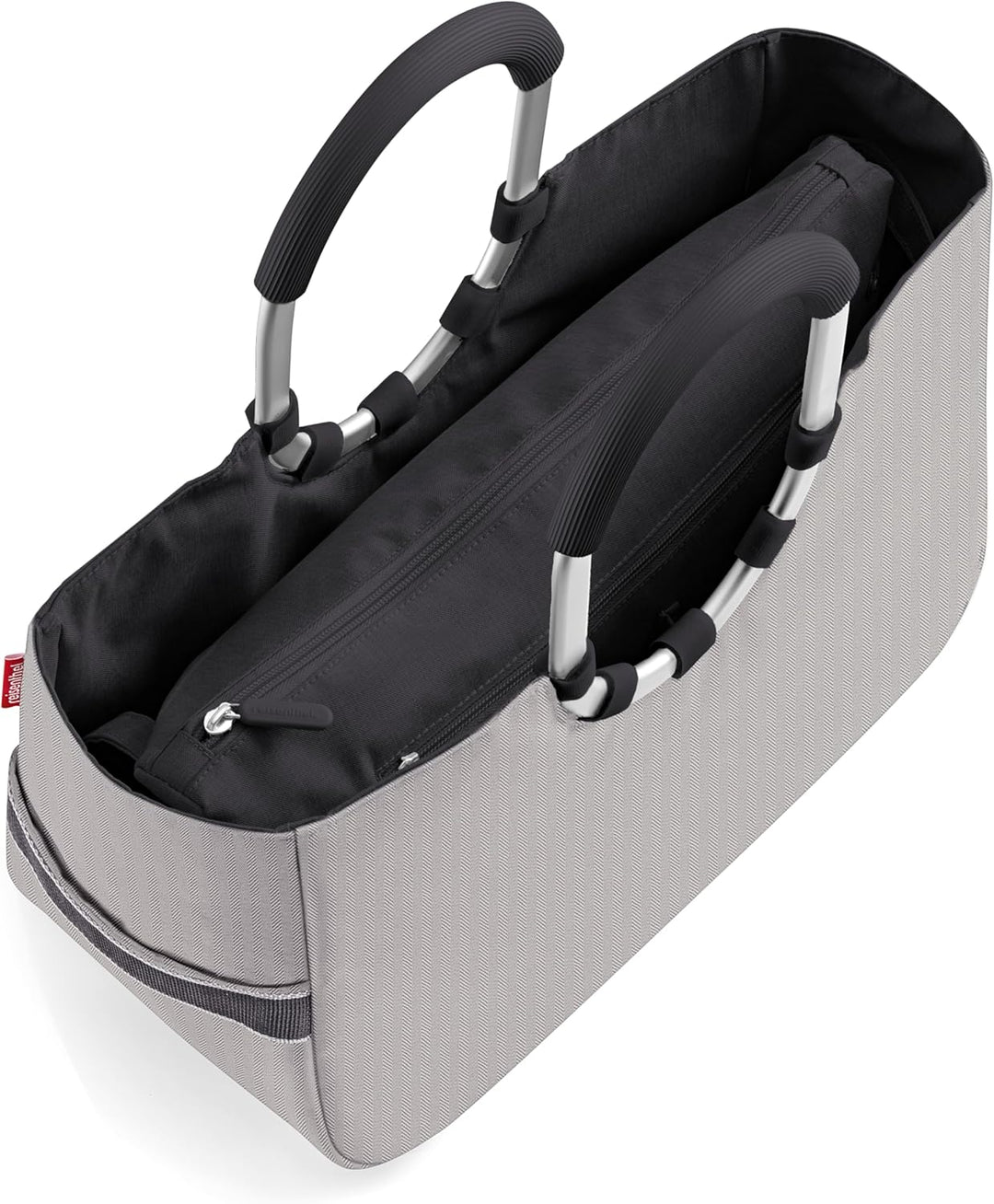 reisenthel loopshopper M – Stabile Tasche mit praktischen Fächern aus recycelten PET-Flaschen – Eleg