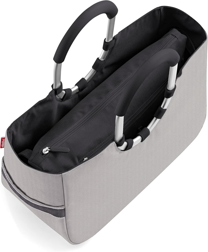 reisenthel loopshopper M – Stabile Tasche mit praktischen Fächern aus recycelten PET-Flaschen – Eleg