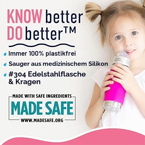 Pura Sportflasche aus Edelstahl, 550 ml, Pink