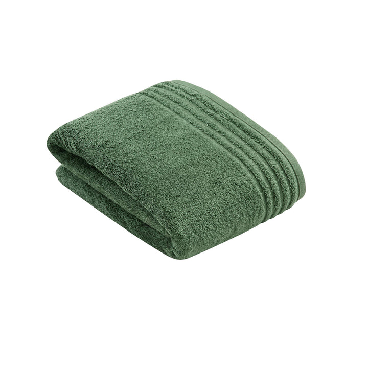 Vossen Vienna Style Supersoft Badetuch 100 x 150 cm Evergreen, Badetuch 100 x 150 cm Evergreen