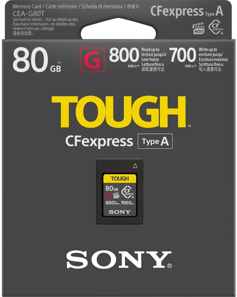Sony CEA-G80T Compact Flash Express Speicherkarte (80GB, Typ A, 800 MB/s Lesen, 700 MB/s Schreiben)