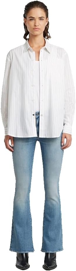 G-STAR Damen 3301 Flare Jeans 23W / 30L Blau (Sun Faded Summer Sky D21290-d441-h099), 23W / 30L Blau