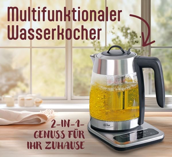 ELTA Tee- und Wasserkocher TK-2200.2, 1,8 L, 2200 W, 2in1 Combi