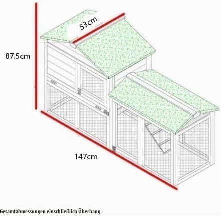 BUNNY BUSINESS Stallabdeckung für Modell 'Grove'
