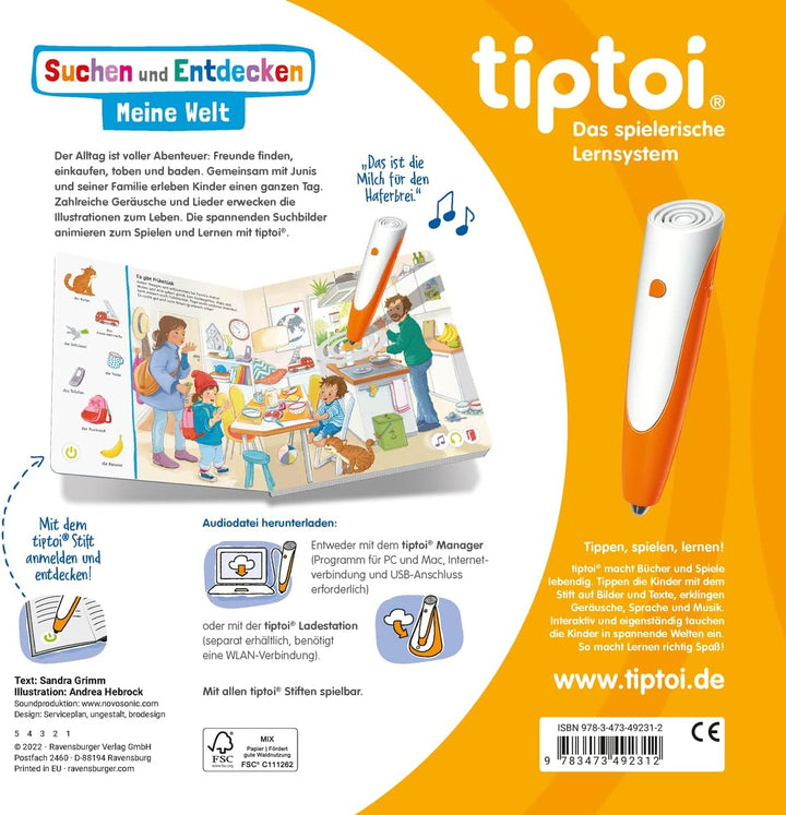 Ravensburger tiptoi® Stift 00110 - Das spielerische Lernsystem, Lernspielzeug für Kinder ab 2 Jahren