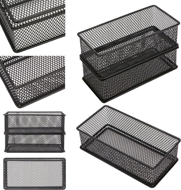 Annova Netz-Schubladenschrank und Regal, Organizer, Aufbewahrungskorb, für Schule, Büro, Zubehör, 2