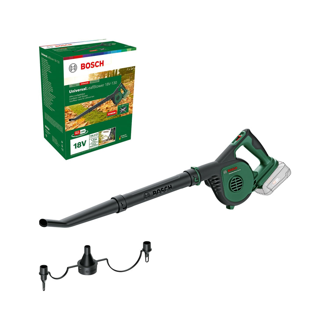 Bosch Akku-Laubbläser UniversalLeafBlower 18V-130 (Für schnelles und einfaches Säubern im Aussenbere