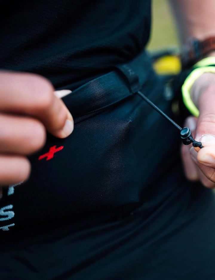 COMPRESSPORT Free Belt Pro Cinturon de Trailrunning XS-S Schwarz, XS-S Schwarz