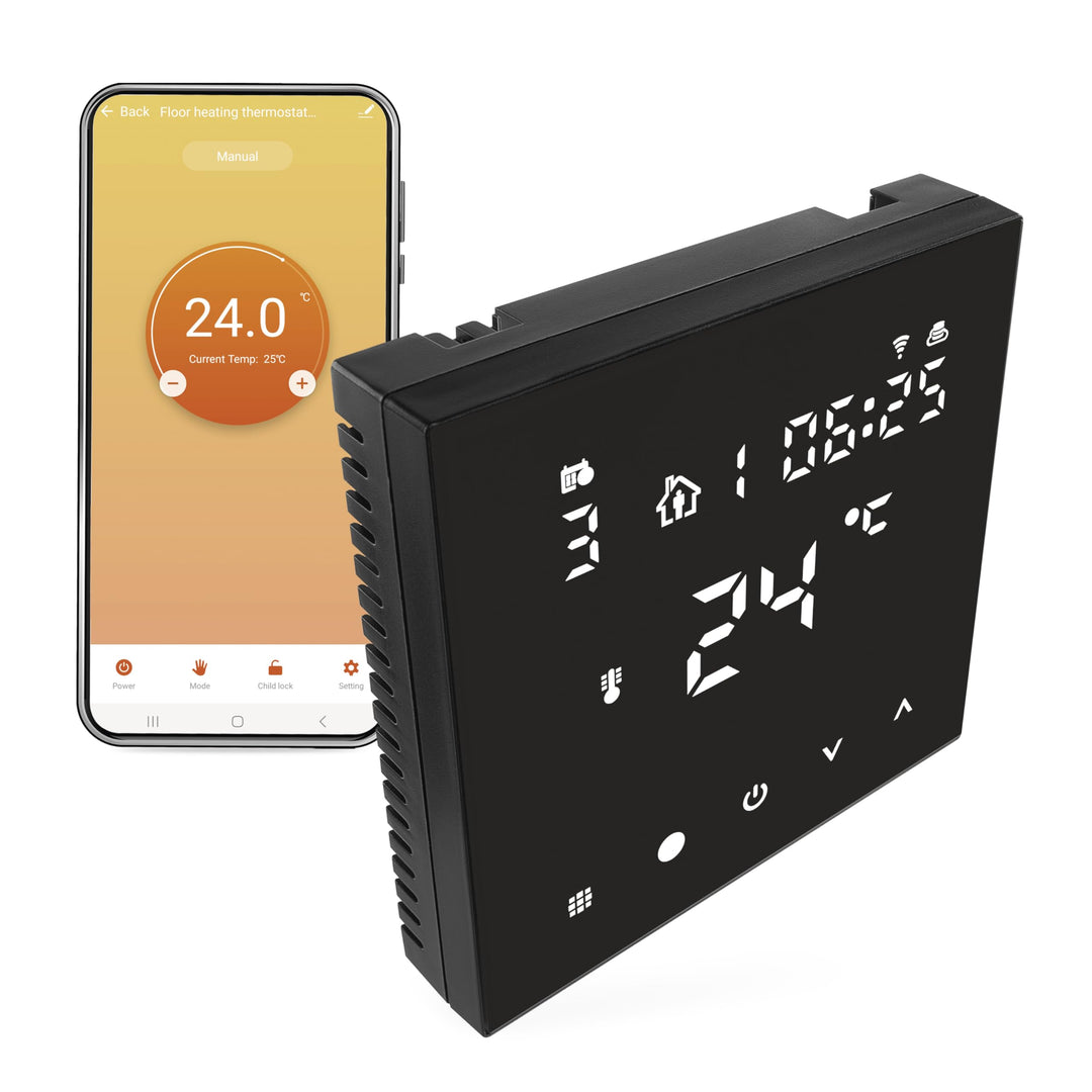 EMOS GoSmart - WiFi Raumthermostat für Fussbodenheizung mit App - Programmierbarer Smart-Thermostat