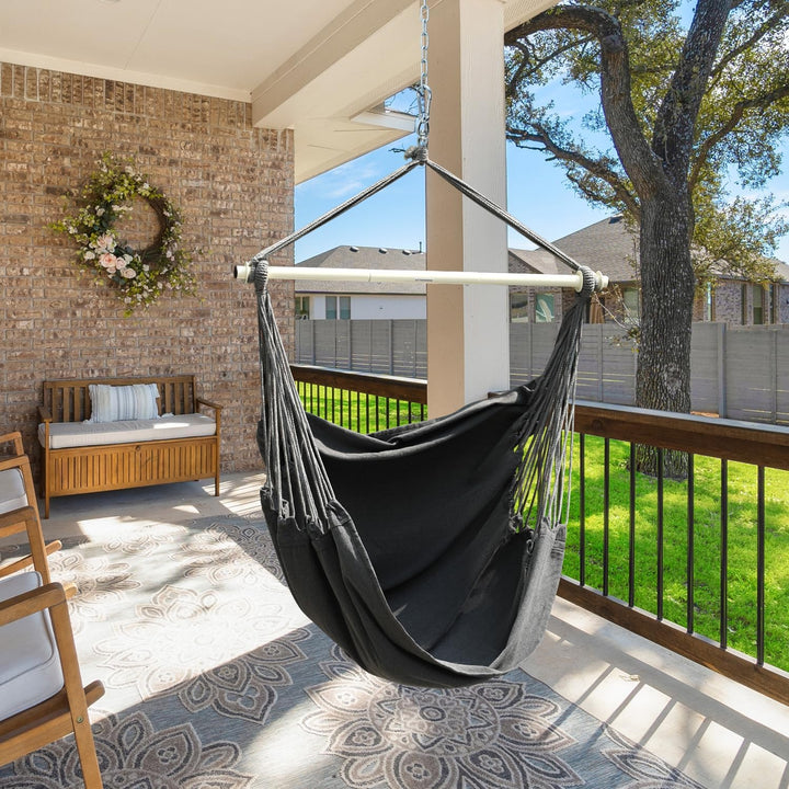Ohuhu Hängesessel Outdoor XL, Hängesessels ohne Gestell bis 150 kg - Outdoor Sessel für Erwachsene &