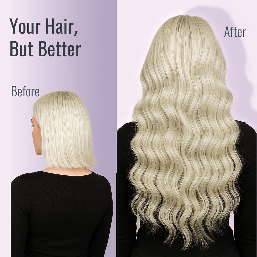 Fshine Tape Extensions Echthaar 30cm Haare Extensions Tape Platinblond Skin Weft Extensions Tape Ech