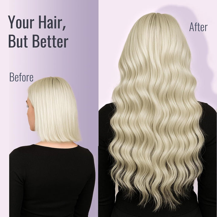 Fshine Tape Extensions Echthaar 30cm Haare Extensions Tape Platinblond Skin Weft Extensions Tape Ech