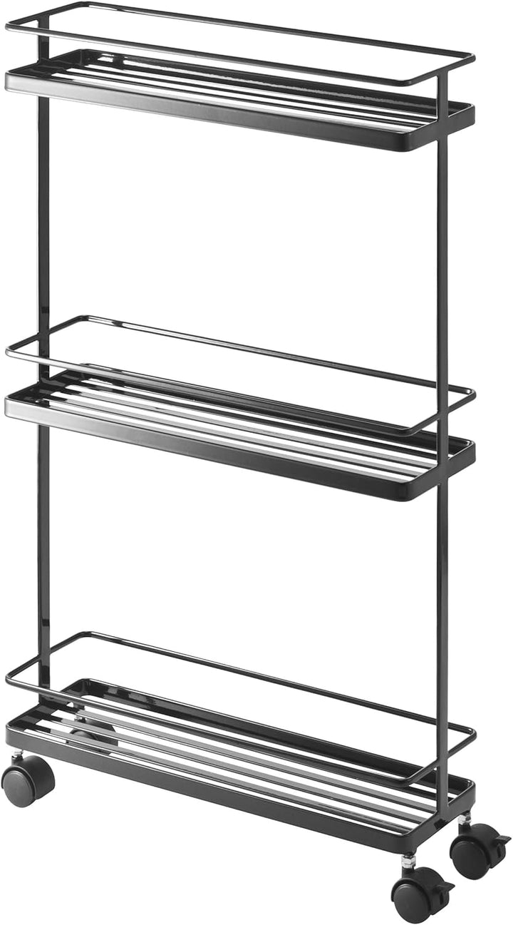 Storage Cart - Tower - black Schwarz, Schwarz