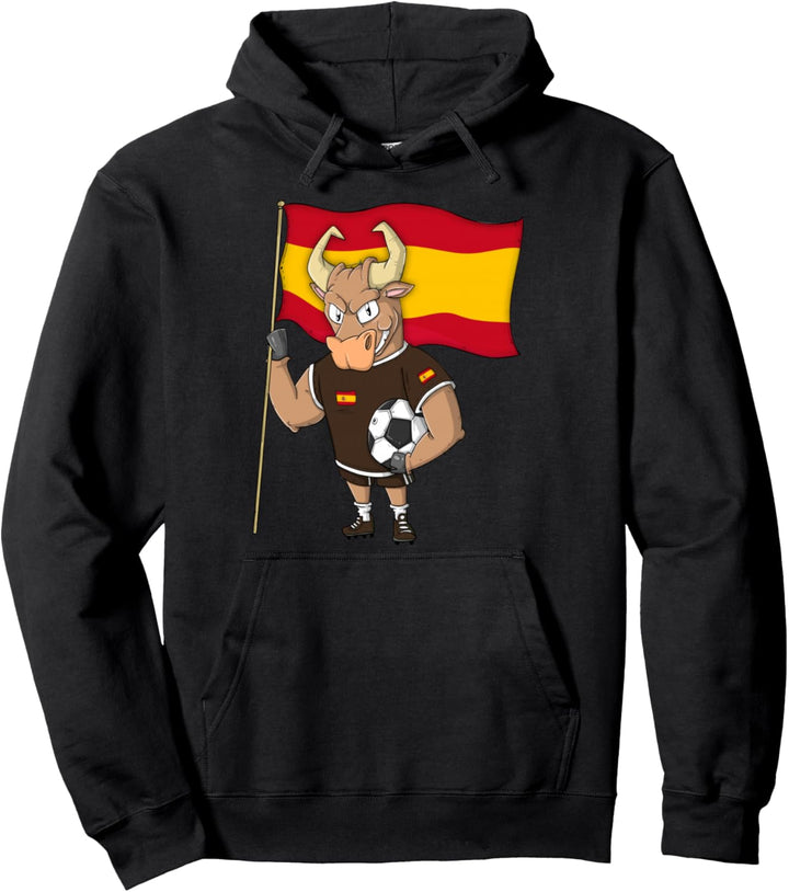 Stier Fan Spanien Pullover Hoodie