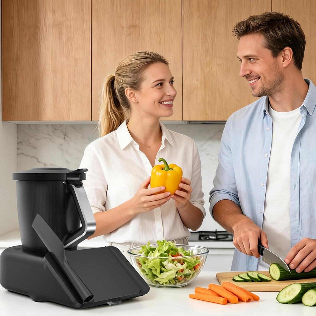 Displayschutz für Thermomix TM7 Displayabdeckung mit Spatelhalter, Thermomix TM7 Zubehör, Hartschale