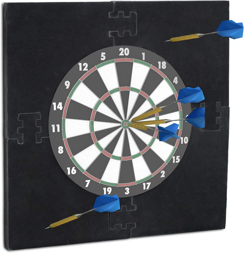 Relaxdays Dartscheibe Schutz "R6", Dart Auffangring, 3 Jahre to 99 Jahre, 45 cm Durchmesser, Catchri