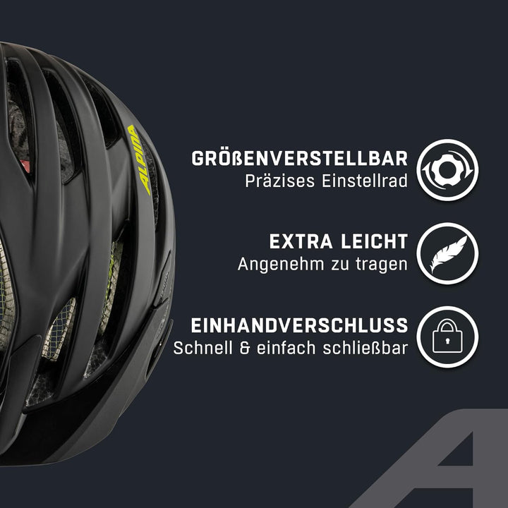 ALPINA PARANA - Leichter, Individuell Anpassbarer Touren Fahrradhelm Mit Fliegennetz Für Erwachsene