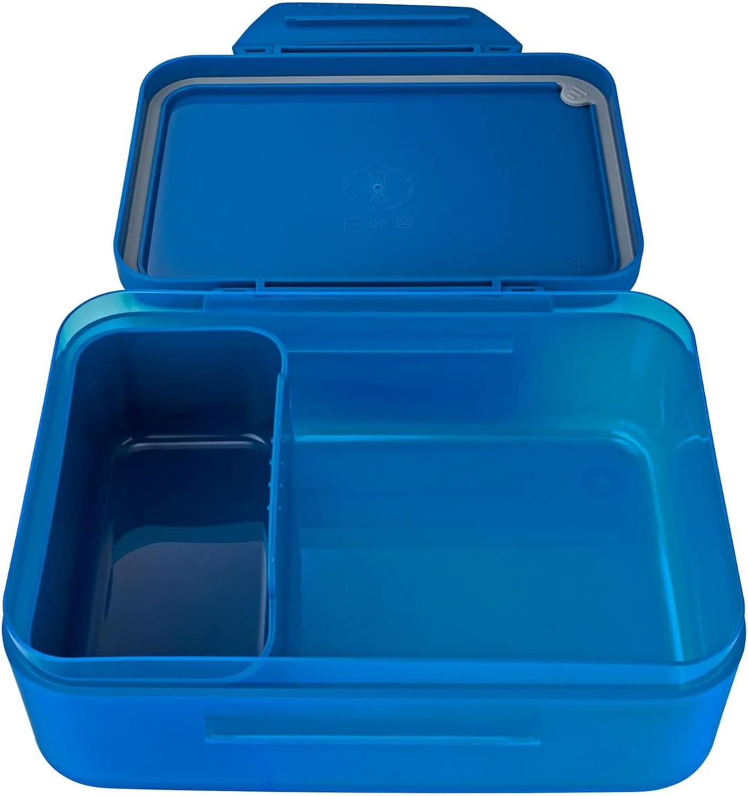 Satch Brotdose mit Trennfach, BPA-frei, Spülmaschinenfest Blau Blau One Size, Blau One Size