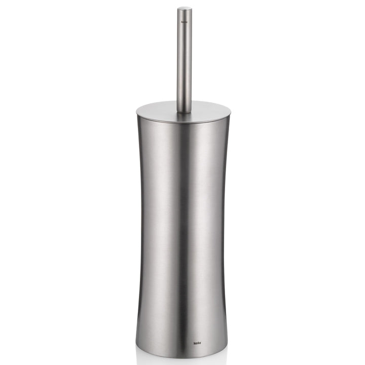 kela 22496 WC-Garnitur Elegance aus Edelstahl in Silber, 10 x 10 x 36 cm, WC-Garnitur