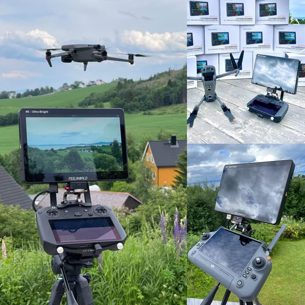 Feelworld LUT11S 10,1 Zoll Touchscreen DSLR Kamera Feldmonitor Ultra Helligkeit 2000nit, 3G-SDI 4K H