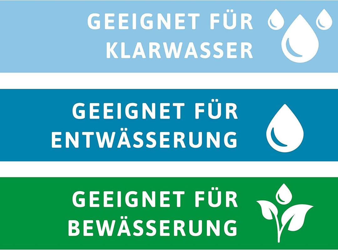 T.I.P. Gartenpumpe Guss GPP 2100 M – Leistungsstark, 2100 l/h Fördermenge, Ideal für sandhaltiges Wa