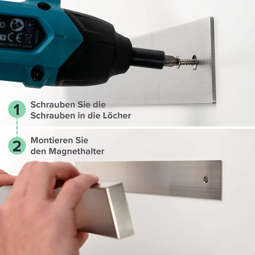 Coninx Magnetleiste Messer 40cm mit hohe Tragkraft | Magnetischer Edelstahl Messerhalter Küchenmesse