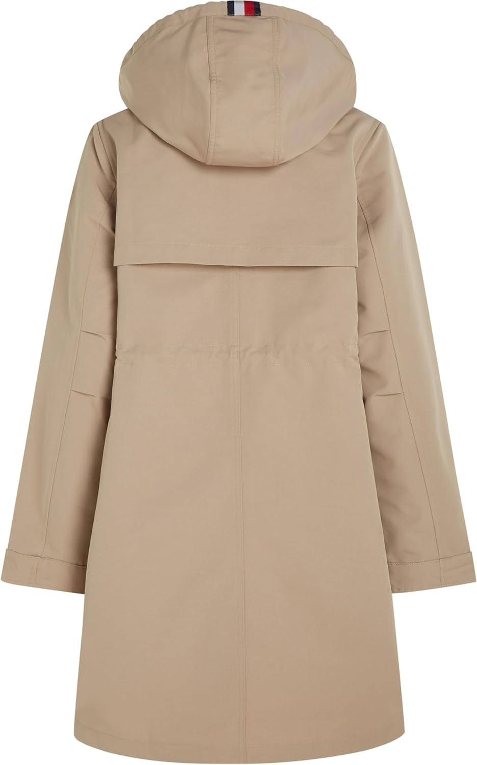 Tommy Hilfiger Damen Cotton Blend Parka Ww0ww38778 Parkas 68 Beige (Beige), 68 Beige (Beige)