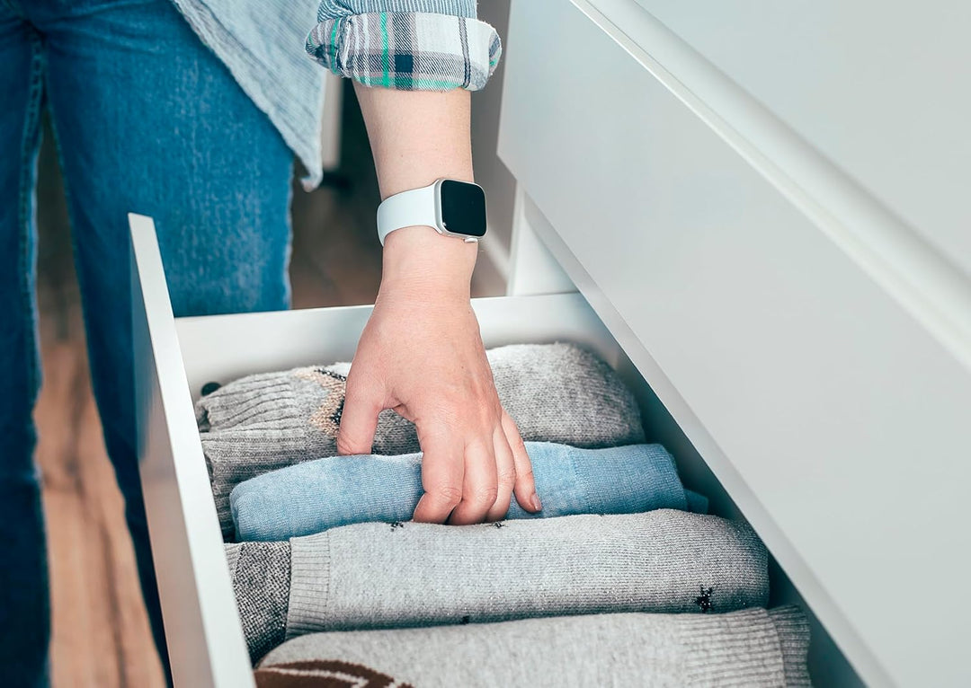 AMIX ELITE BOX Schubladensystem mit Vollauszug & Soft-Close – Slim Drawer mit Glas-Seiten – Höhe 84