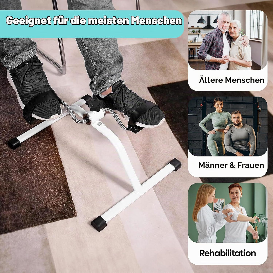 Techfit Pedal-Ausbilder, Mini-Heimtrainer für Heim und Büro, leichte Trainingsmaschine für Arme und