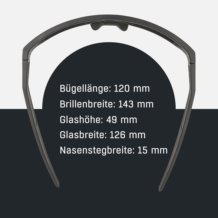 ALPINA RAM Q-LITE - Verspiegelte Sport- & Fahrradbrille Für Erwachsene, kontrastverstärkend, Beschla