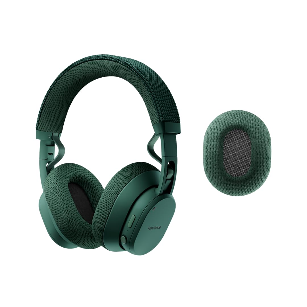Fairphone Fairbuds XL (2025) Nachhaltige Noise Cancelling Kopfhörer (bis zu 30 Stunden Akkulaufzeit,