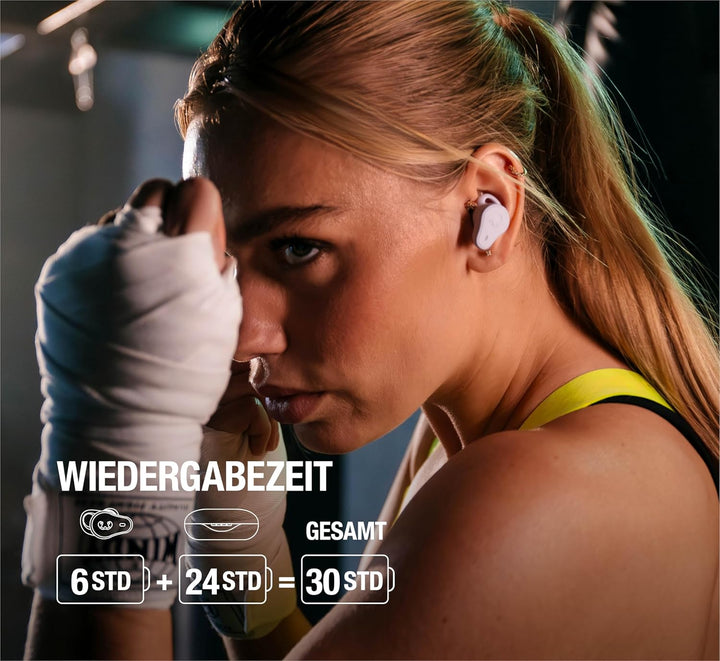 Fresh 'n Rebel Twins Move, kabellose In-Ear Bluetooth Sport Kopfhörer, Spritzwassergeschützt, Dual M
