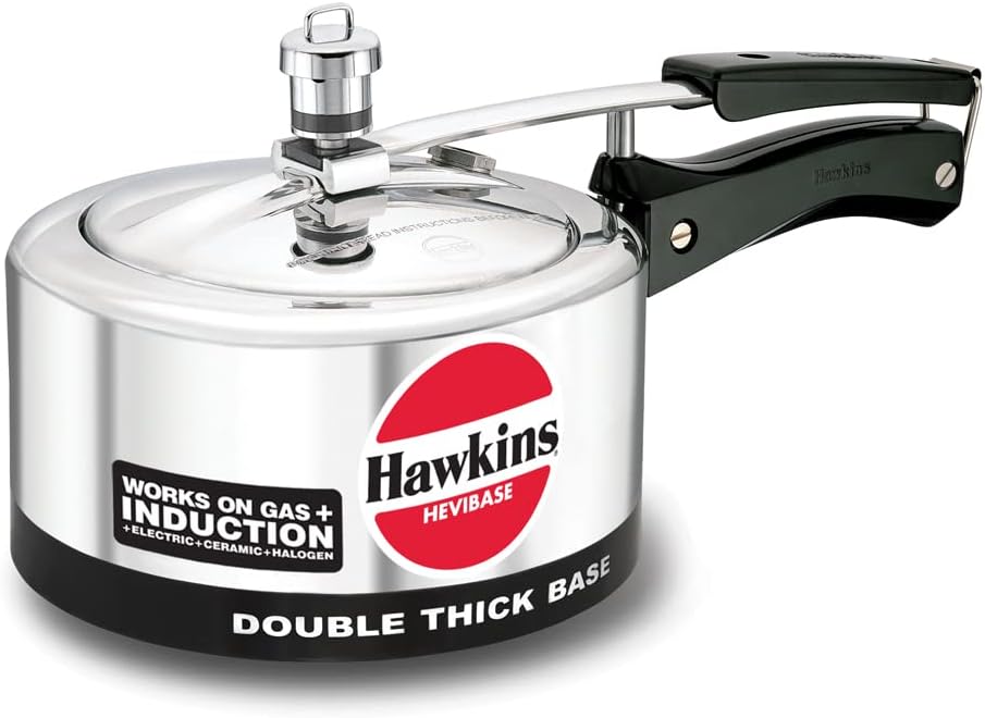 Hawkins Hevibase IH20 Schnellkochtopf, Aluminum, Silver 2-Litre, 2-Litre
