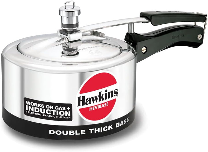 Hawkins Hevibase IH20 Schnellkochtopf, Aluminum, Silver 2-Litre, 2-Litre