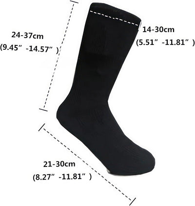 Baceyong Heizsocken, Akku-Elektrosocken, Heizsocken für Radfahren und Reisen, Unisex