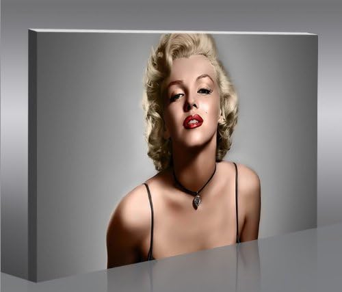 islandburner Bild Bilder auf Leinwand Marilyn Monroe V11-1 XXL Poster Leinwandbild Wandbild Dekoarti