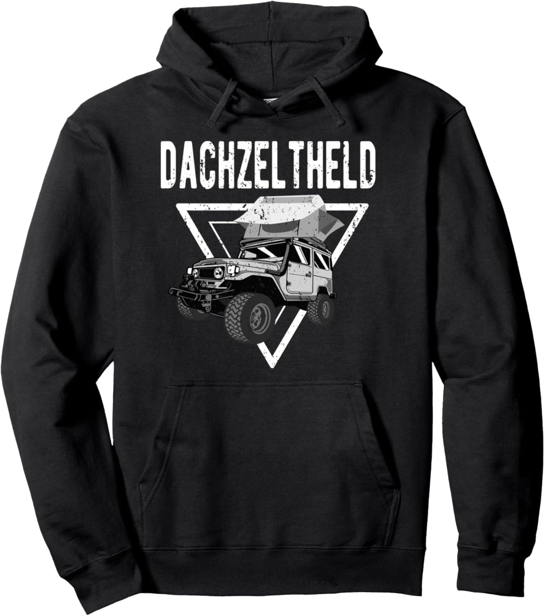 Dachzelt Camping Outdoor Herren Natur Dachzeltheld Geschenk Pullover Hoodie