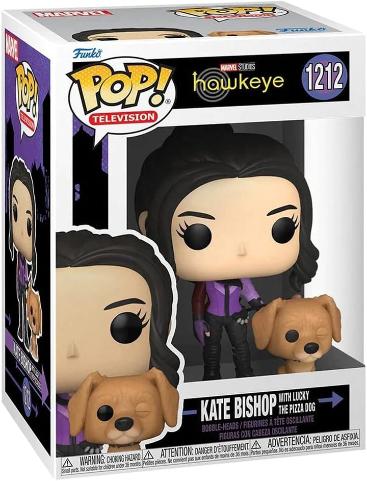 Funko Pop! &amp; Buddy: Hawkeye – Kate Bishop mit Dog - Hawkeye TV Show - Vinyl-Sammelfigur - Geschenkid