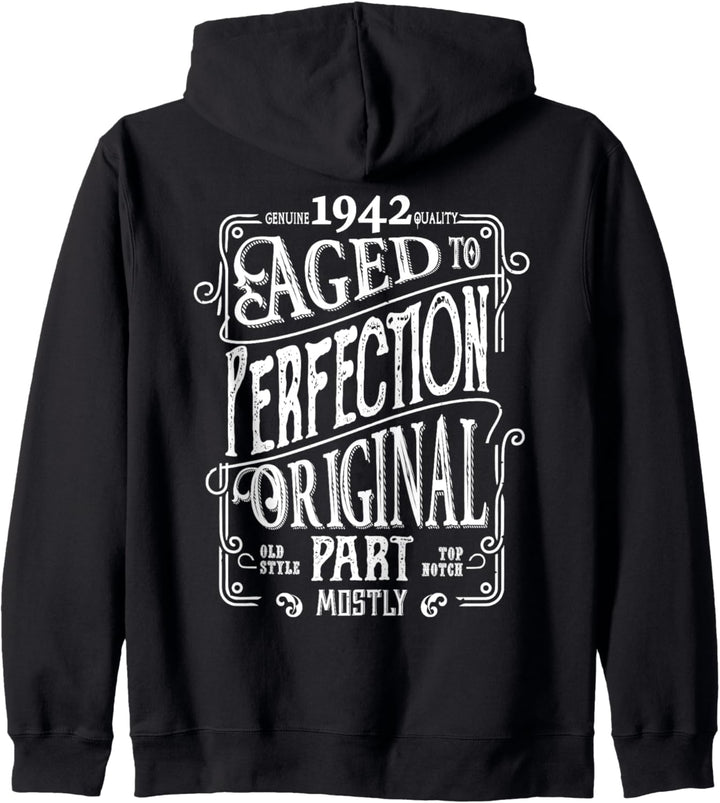 1942 Geburtstagsgeschenke 81 Jahre alt 81. Geburtstag Geschenk für Ihn und Ihn Kapuzenjacke
