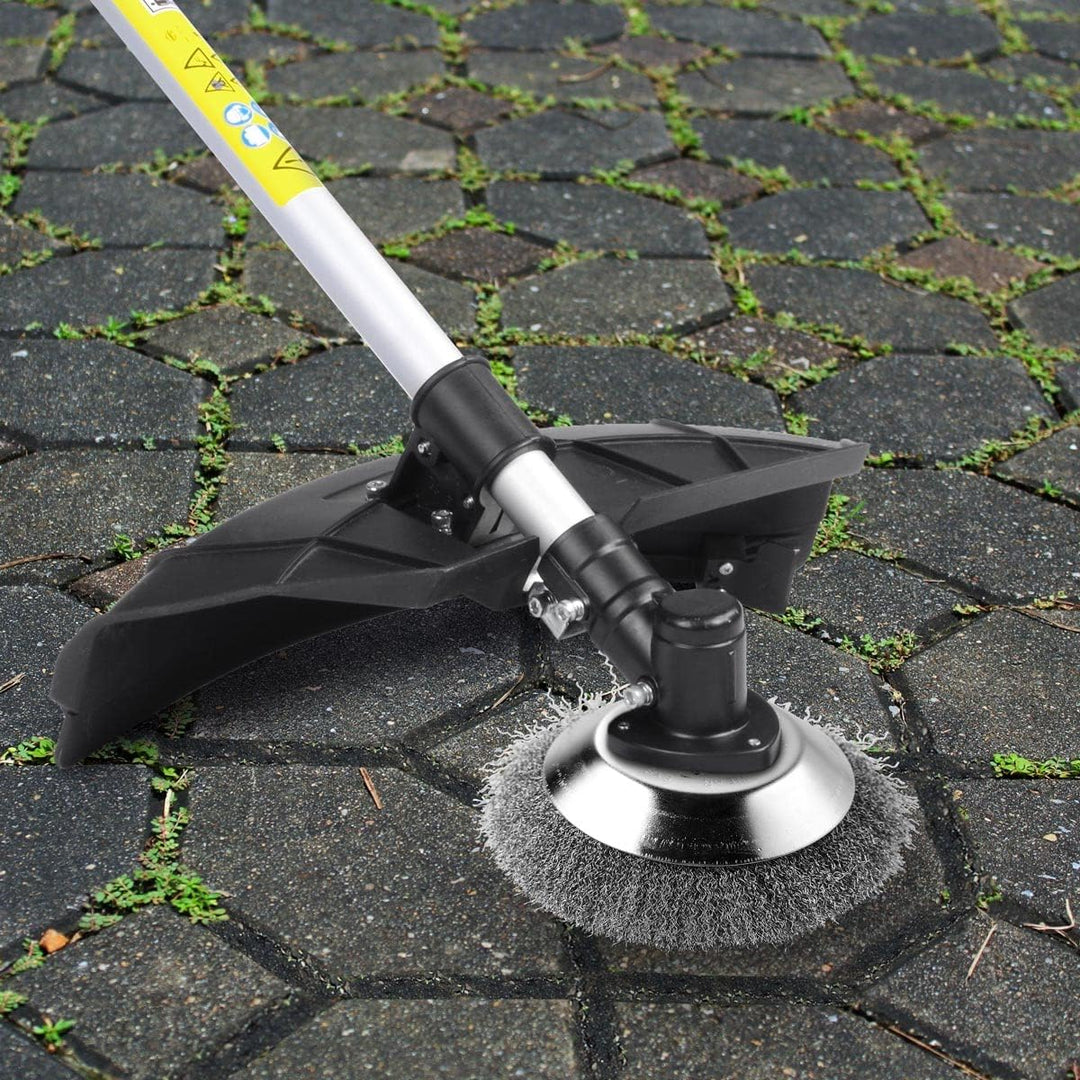 BRAST Multitool Freischneider Rasentrimmer Benzin | 2,2 kW (3,0 PS) | TÜV geprüft | 2in1 Funktion |