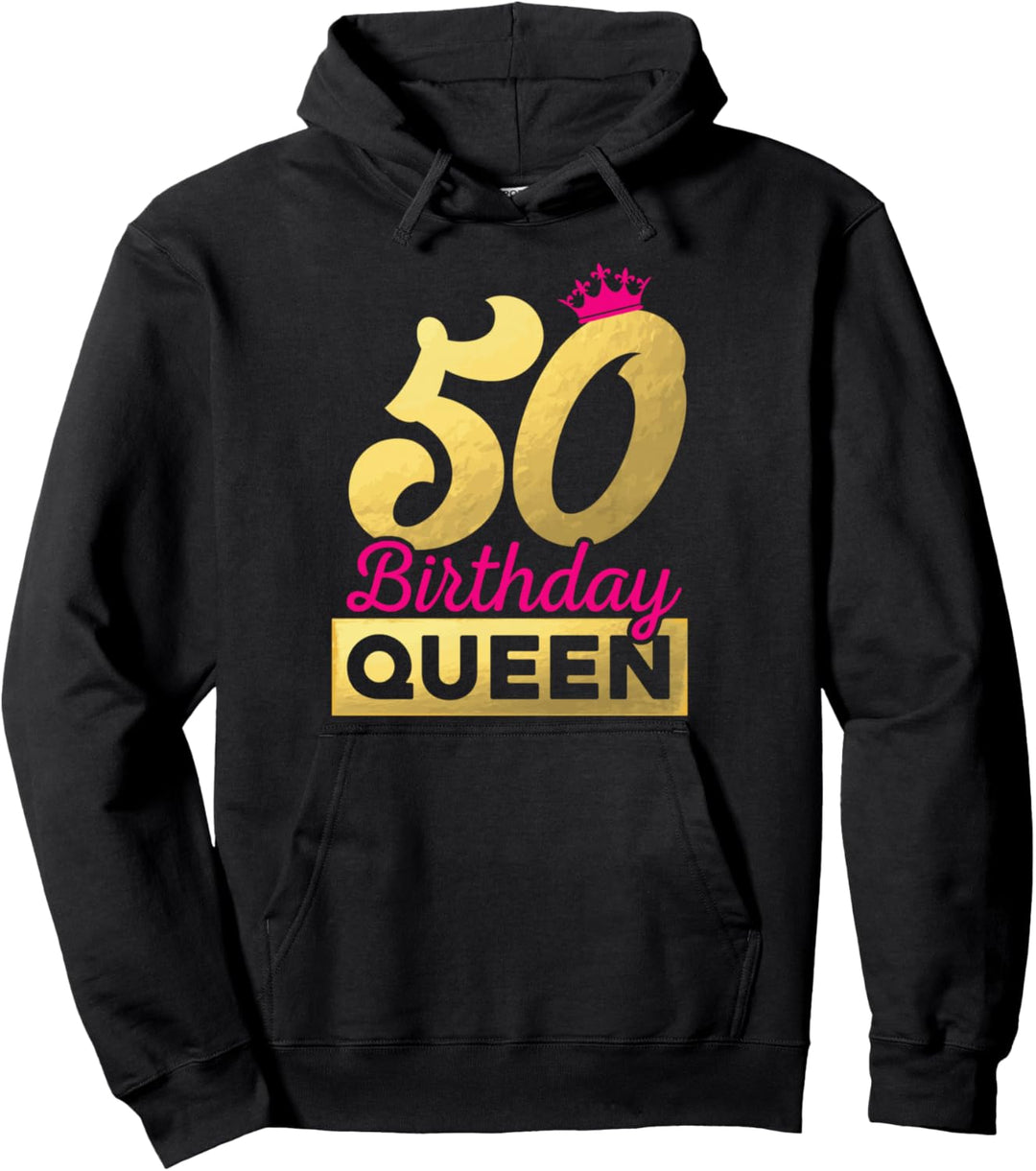 50. Geburtstag Geschenk Jahrgang 1973 Birthday Queen Krone Pullover Hoodie