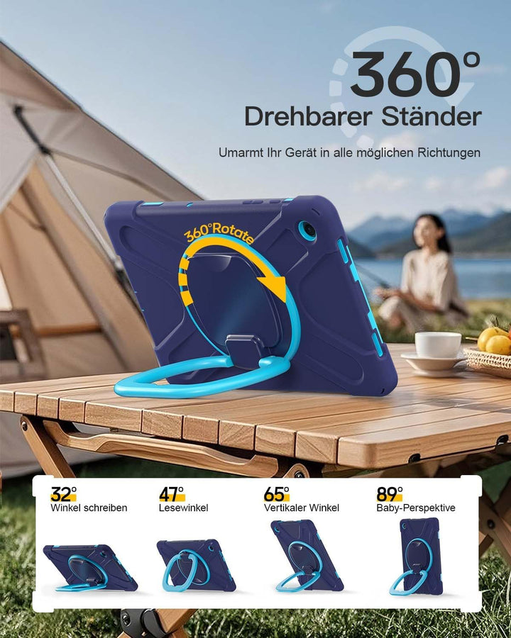 BRAECN für Galaxy Tab A9 Plus Hülle 11 Zoll 2023, Stossfeste für Samsung Tablet A9 Plus hülle mit Di