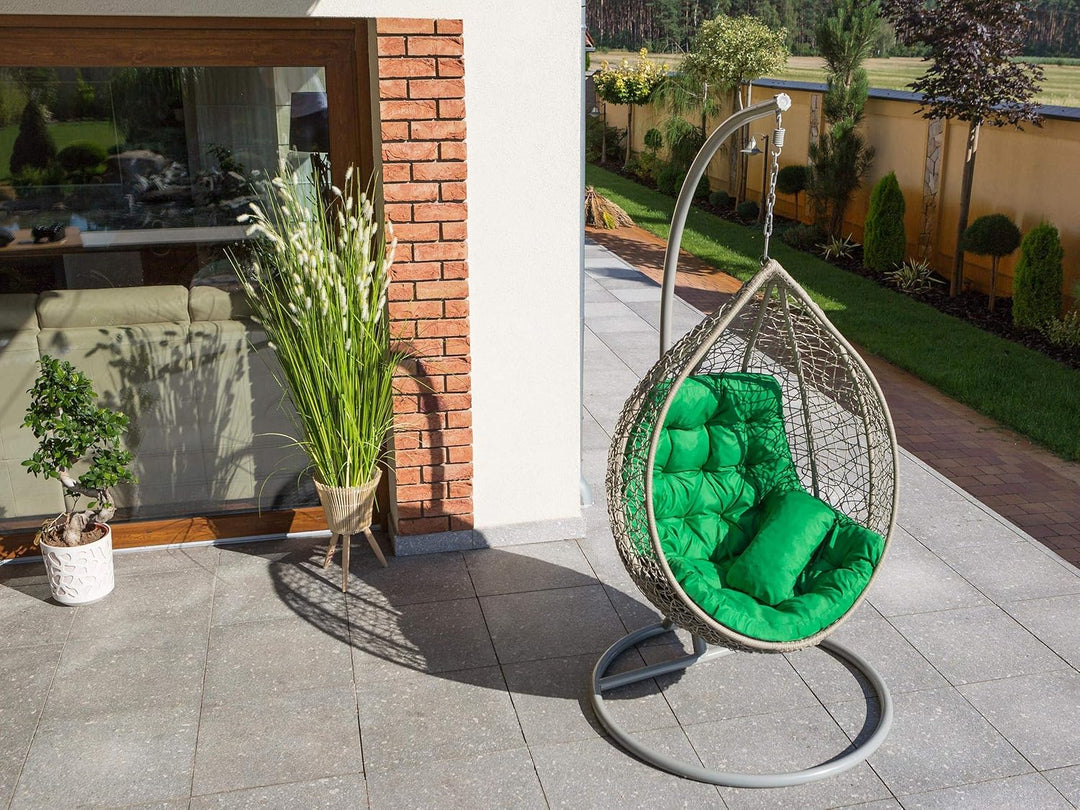 PillowPrim Hängesessel Kissen, Auflage für Polyrattan/Rattan Hängeschaukel, Polster, Hängekorb, Scha