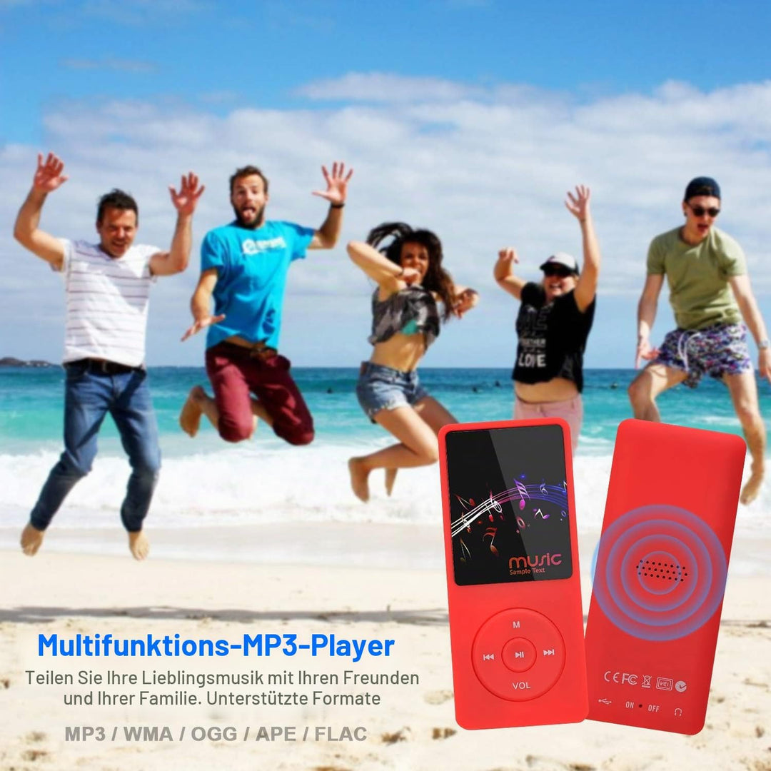 8GB Tragbare MP3 Musik Player, Support bis zu 64GB SD Speicherkarte, Lossless Sound HiFi MP3 Player,