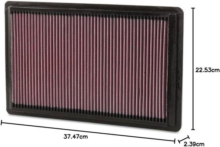 K&N 33-2284 Motorluftfilter: Hochleistung, Prämie, Abwaschbar, Ersatzfilter,Erhöhte Leistung, 2003-2